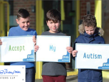 Williams Thompson Solicitors are Sponsoring Autism Wessex’s Accept My Autism Campaign