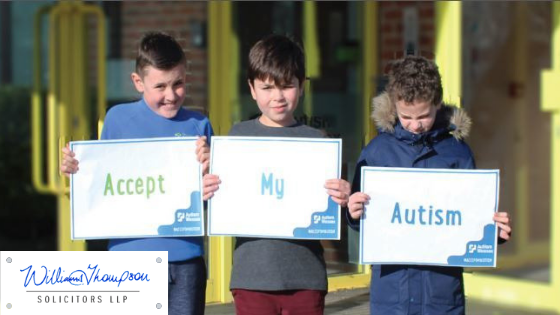 Williams Thompson Solicitors are Sponsoring Autism Wessex’s Accept My Autism Campaign